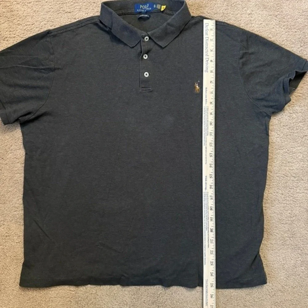 Polo Ralph Lauren Flesh Pony Short Sleeve Navy Golf Polo‎ Size XL Preppy Polos